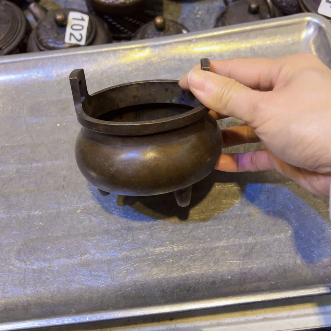 黄铜摆件，文房摆件