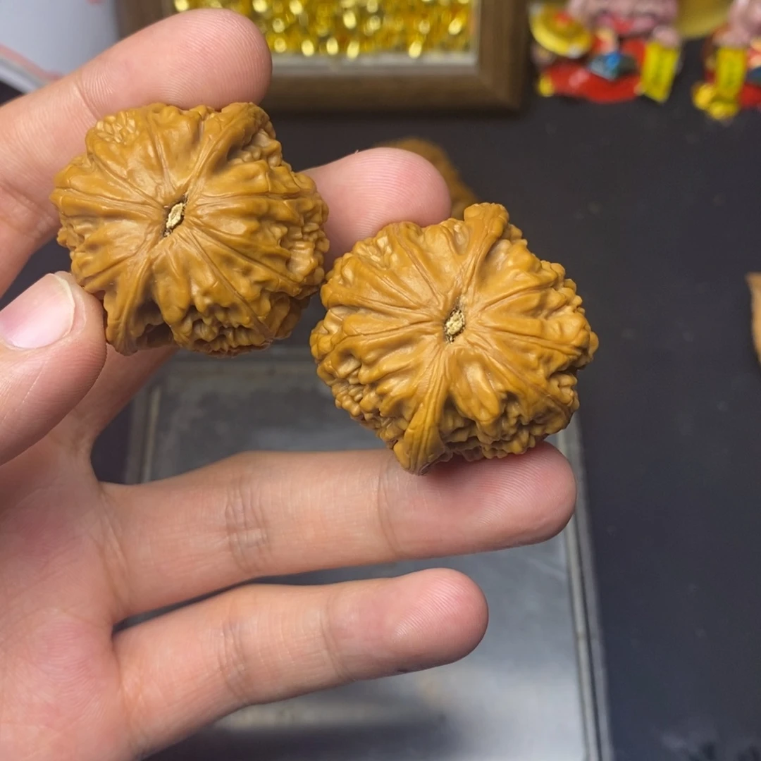 吊坠文玩核桃莲花