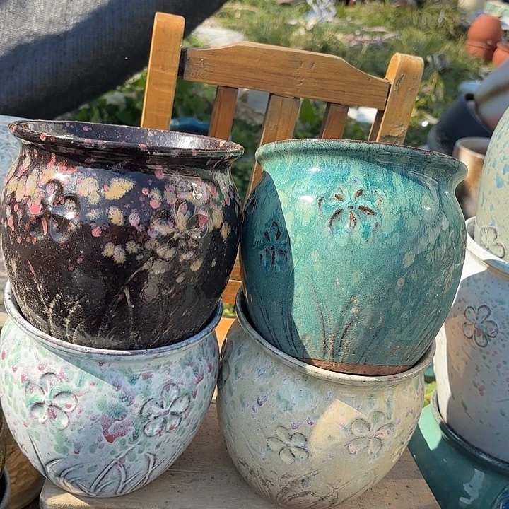 花盆紫砂口15高15。。。。。。。。。。。