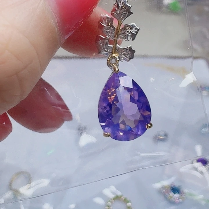 吊坠925银合成立方氧化锆