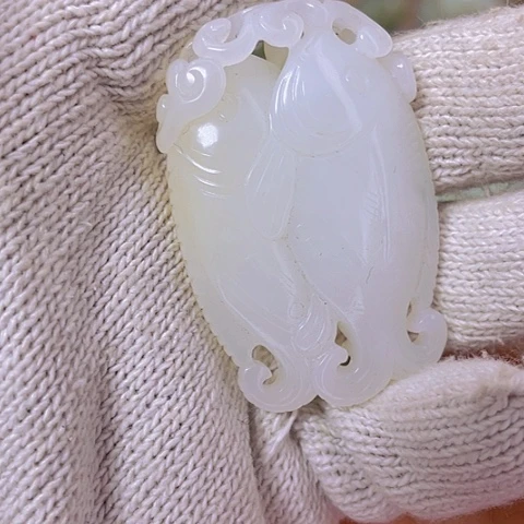 和田玉（白玉）挂件未镶嵌