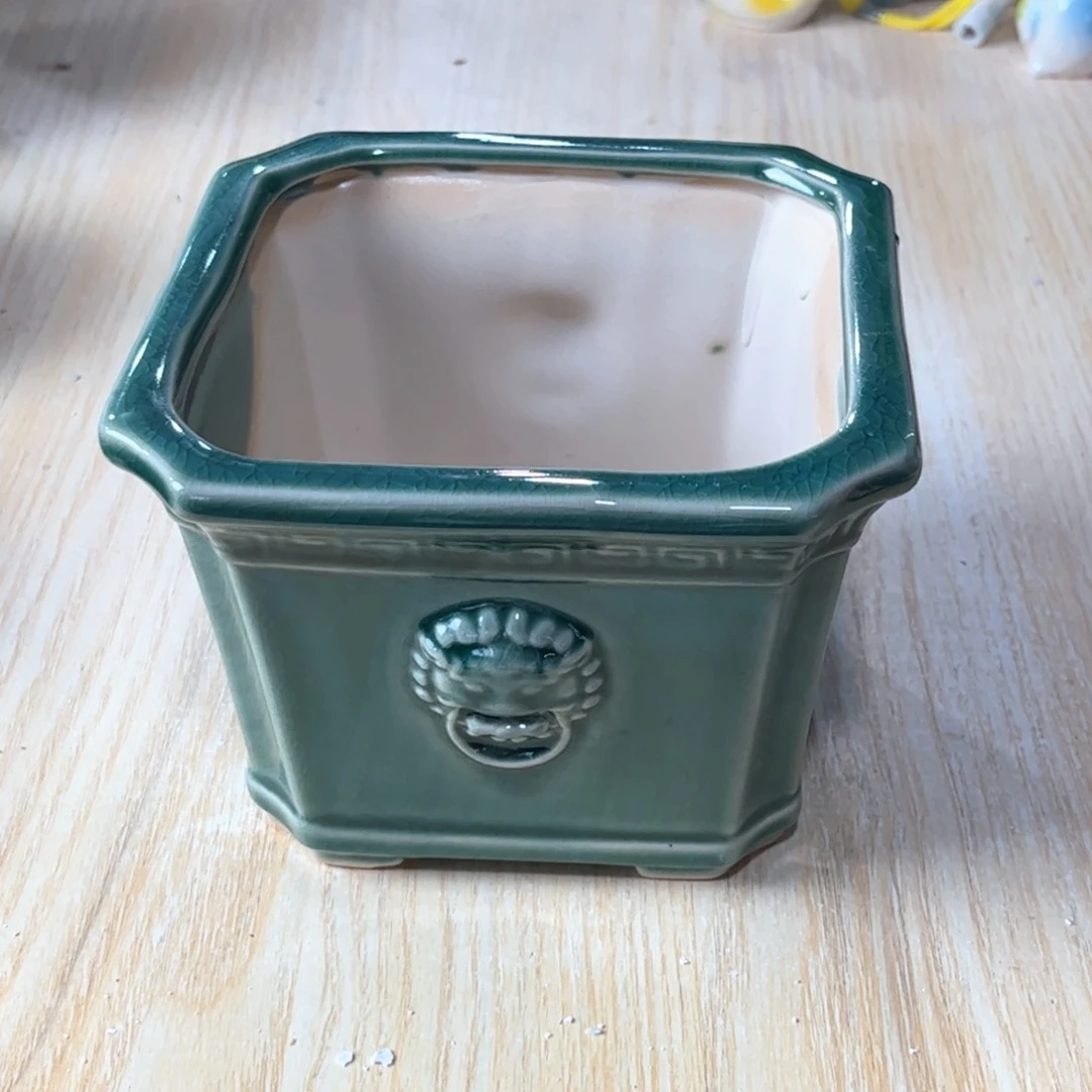 口径   13*9.5陶瓷绿植多肉微瑕花盆