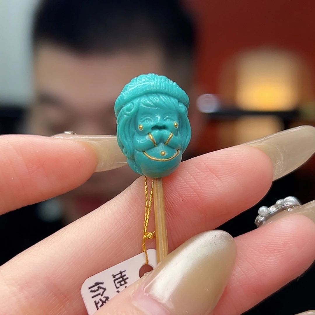 蒜***诺未镶嵌绿松石珠宝奇石