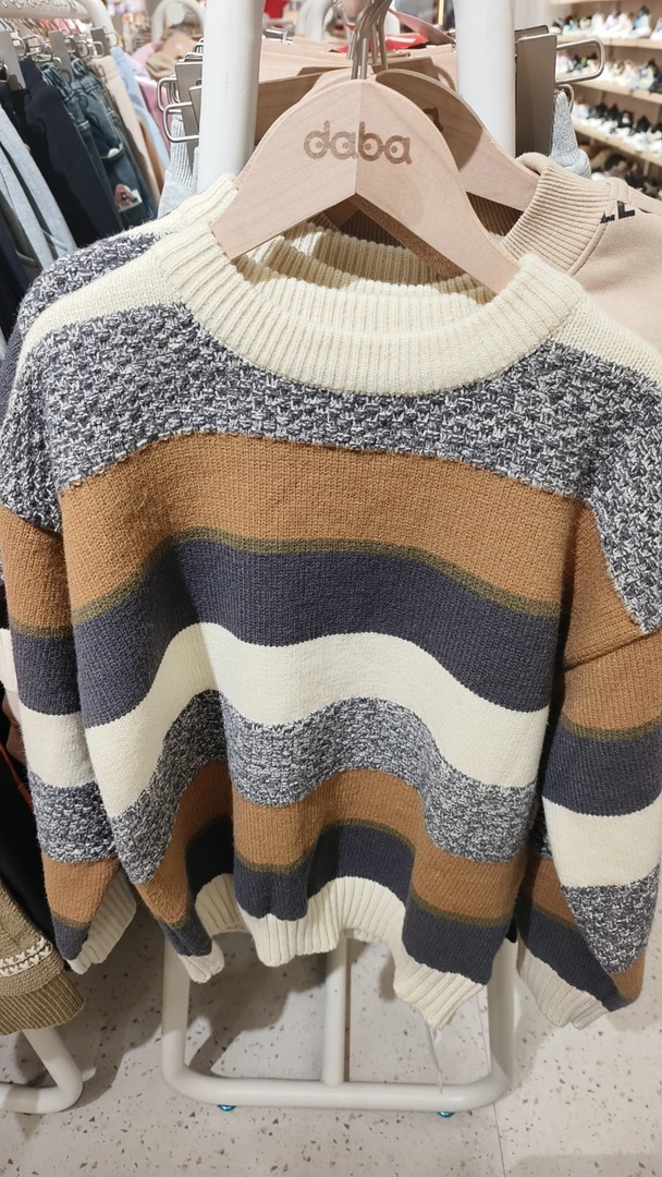 童装休闲套头毛衣