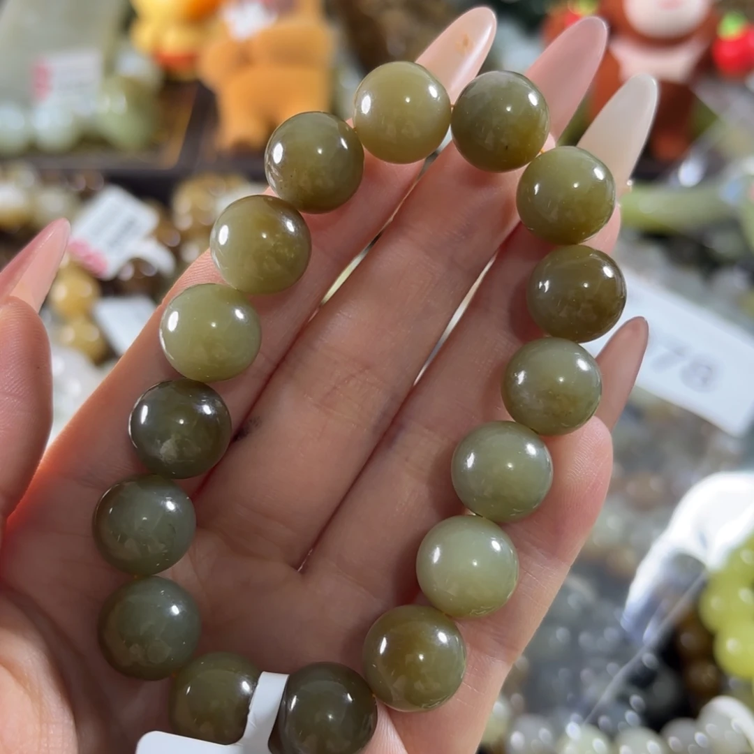 和田玉未镶嵌手链78