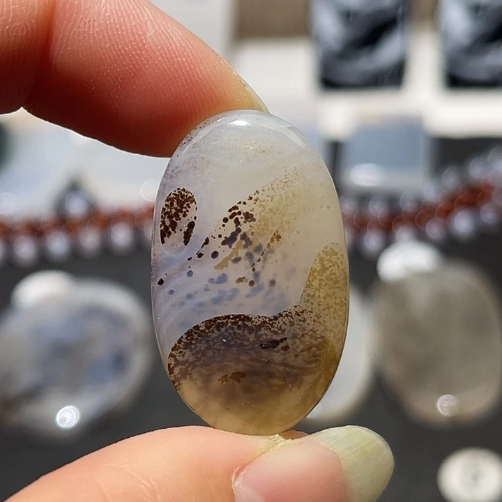 玛瑙/玉髓未镶嵌吊坠(不含链)