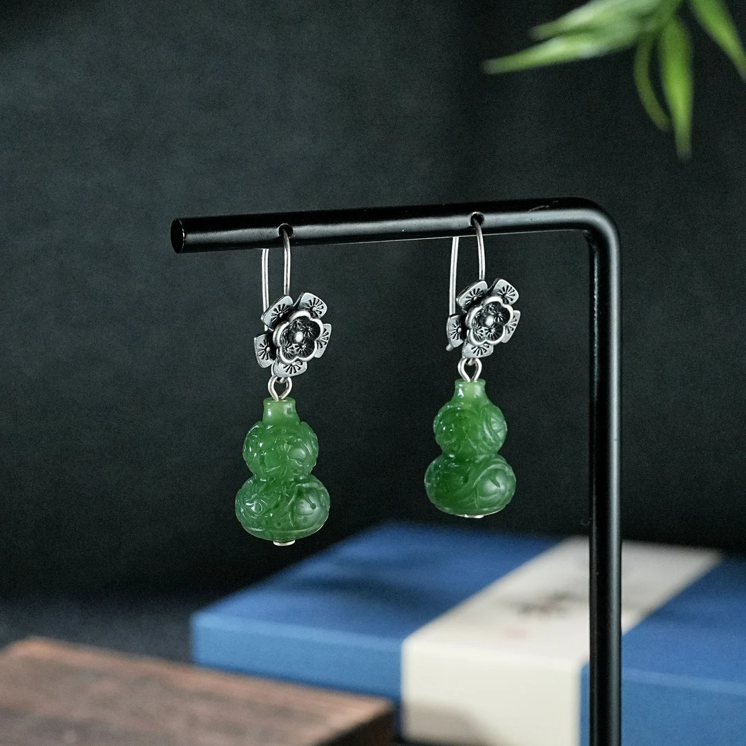 天然和田玉耳饰 YC1480022