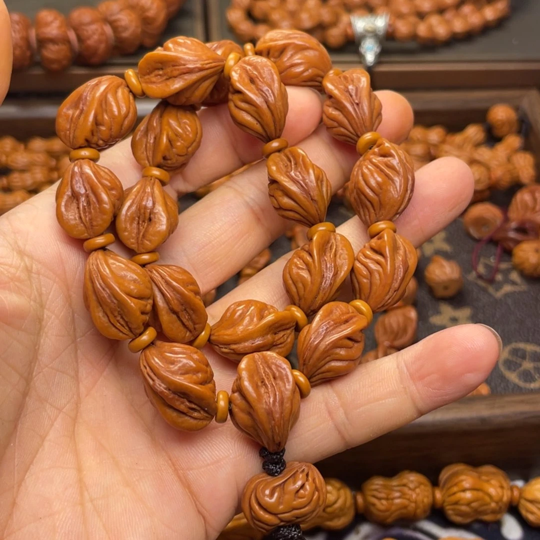 坦***然手串桃核龙纹桃核30