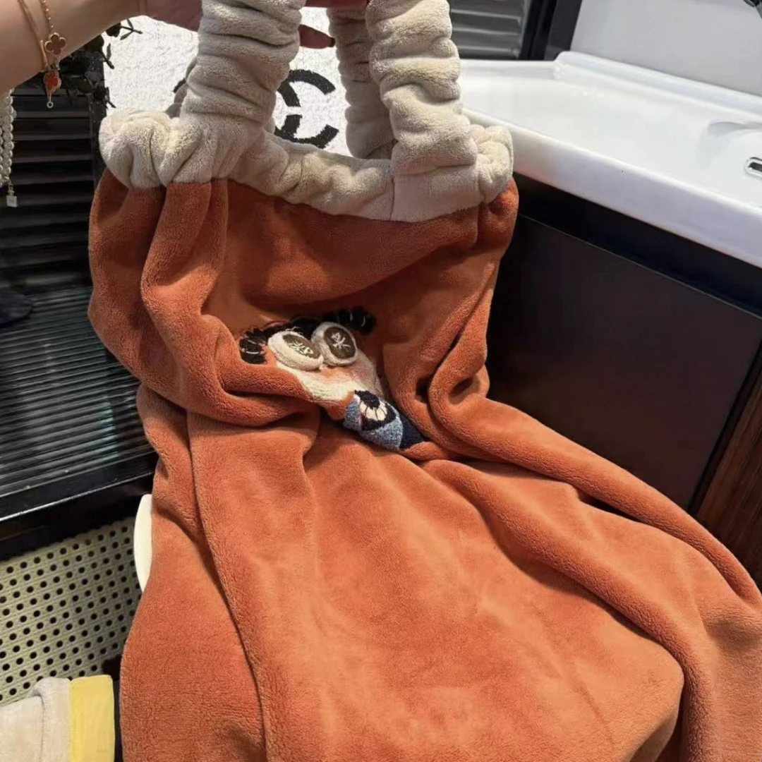 钱来浴裙！新款珊瑚绒家居浴裙吸水加厚加密7A抗菌网红小富婆系列