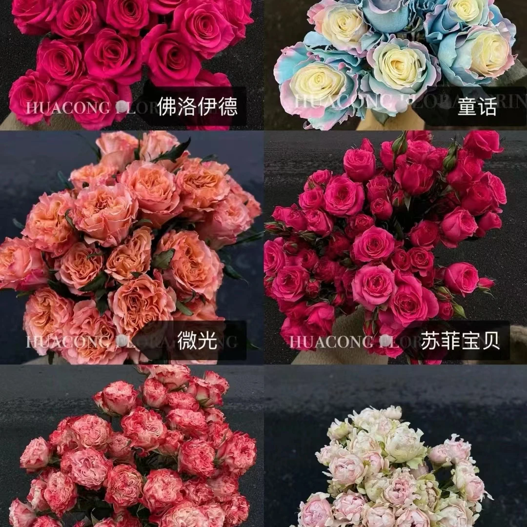 【大聪明卖花】云南玫瑰-任意2单鲜花包邮发货后不支持退款