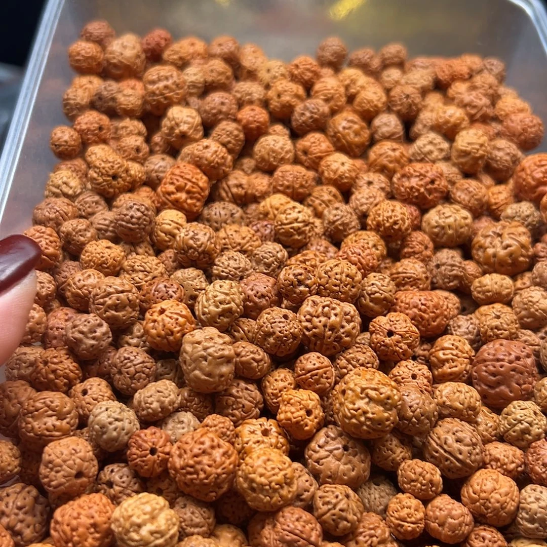 手串菩提根/象牙果微瑕大小混金刚300颗