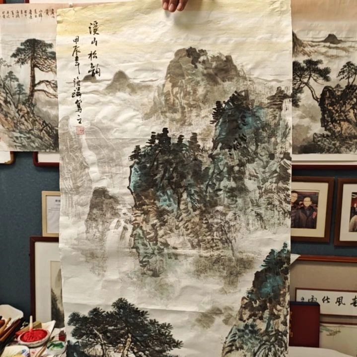 国画贾海瑞老师手绘