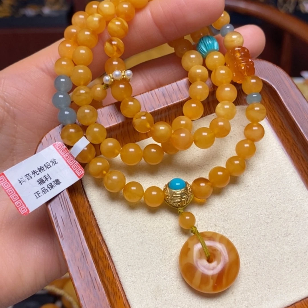 【闪购商品】蜜蜡手链未镶嵌手串