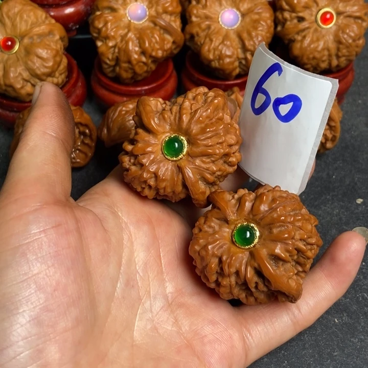 把件文玩核桃40官帽60