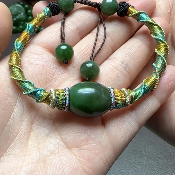 和田玉手链未镶嵌