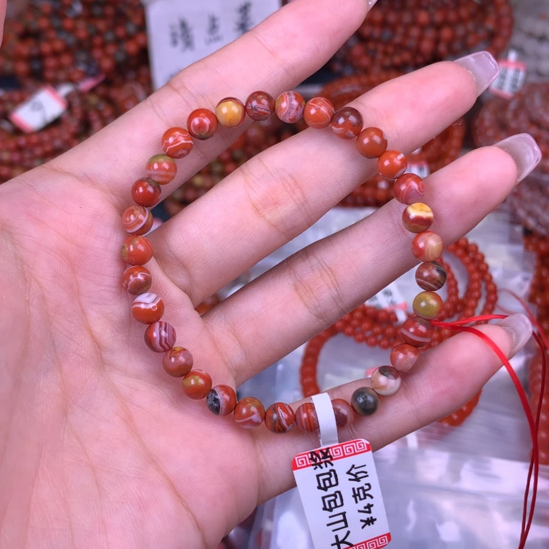 未镶嵌手链南红玛瑙卡5.8