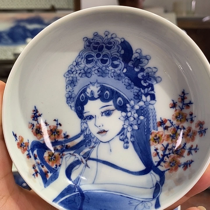 杯景德镇手工手绘陶瓷，高亮兴老师作品