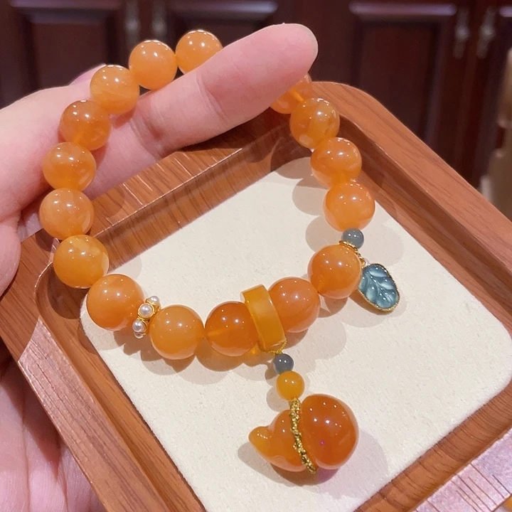 手链蜜蜡未镶嵌手串