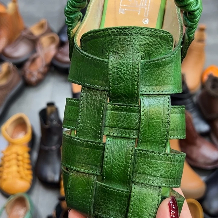 豆豆鞋6688-16绿色35