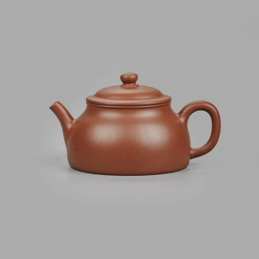 金秀芳 怀隐 朱砂 半手160cc 宜兴黄龙山原矿紫砂茶壶