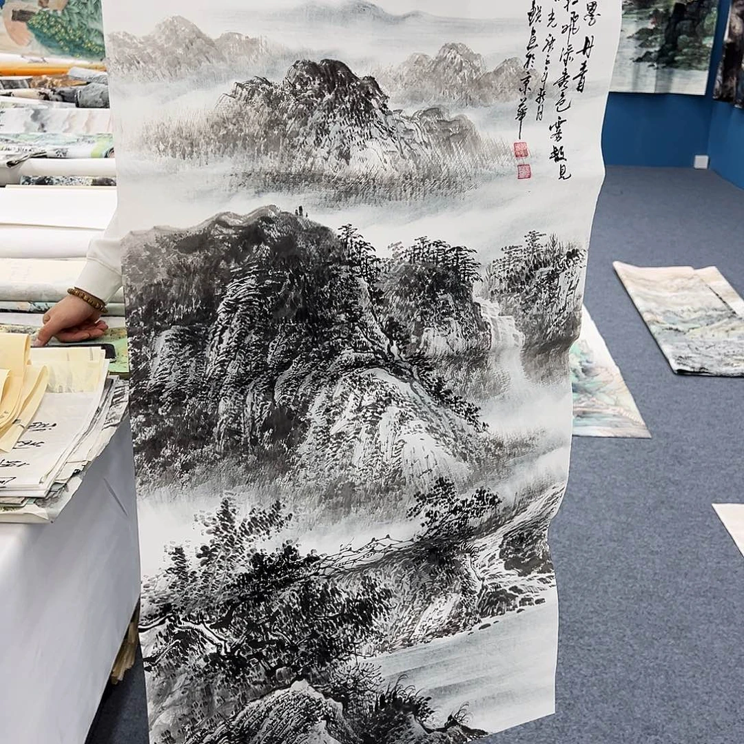 火***底国画纯手绘作品欣赏