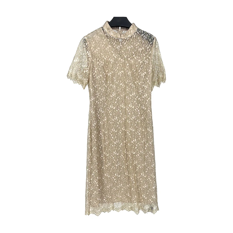 春夏新款时尚优雅连衣裙 圣SL56782