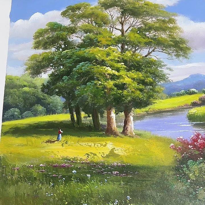 油画恭喜一直一直影子w