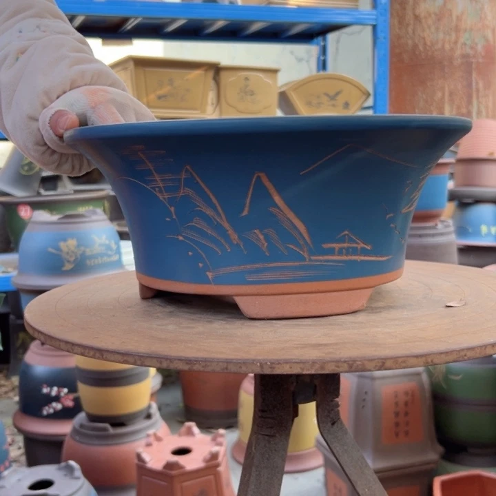 33蓝票口花盆花盆花盆