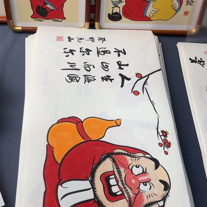 国画禅意画纯手绘作品