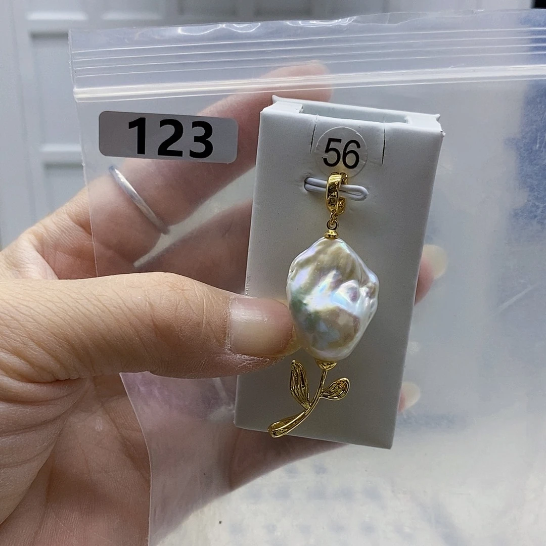 颈饰合金淡水珍珠