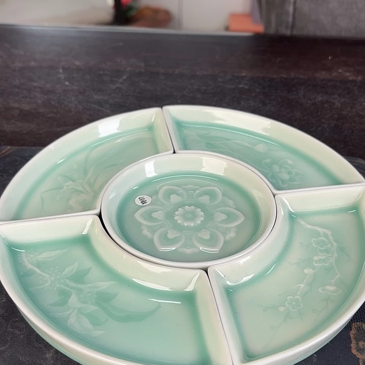 龙泉云间青瓷小米茶器