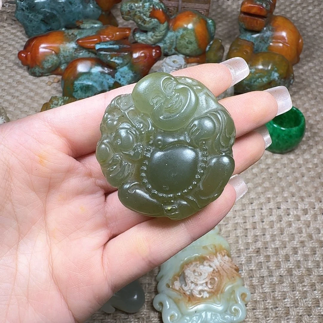 白玉菩提吊坠挂件