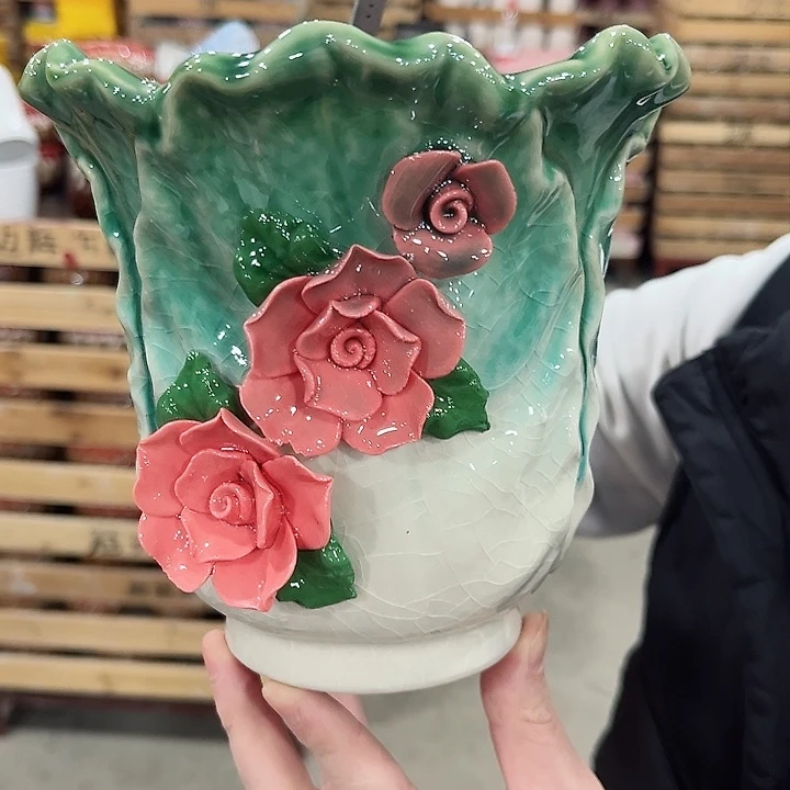 陶瓷陶瓷多肉植物花盆