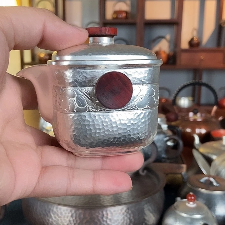 夏***冬纯手工制作一铜壶2杯