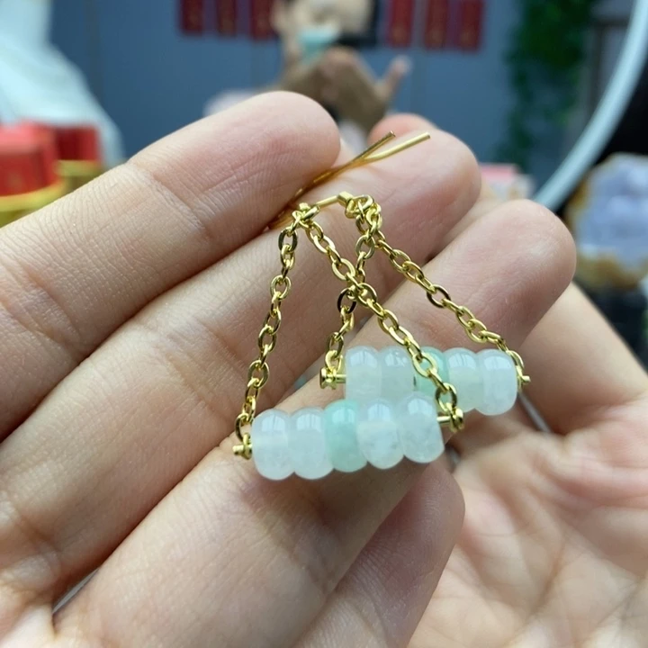 翡翠银S925镶嵌颈饰吊坠21