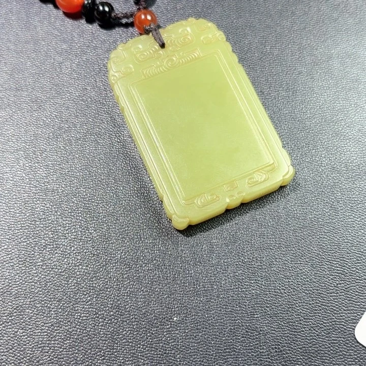 和田玉未镶嵌挂件天**物