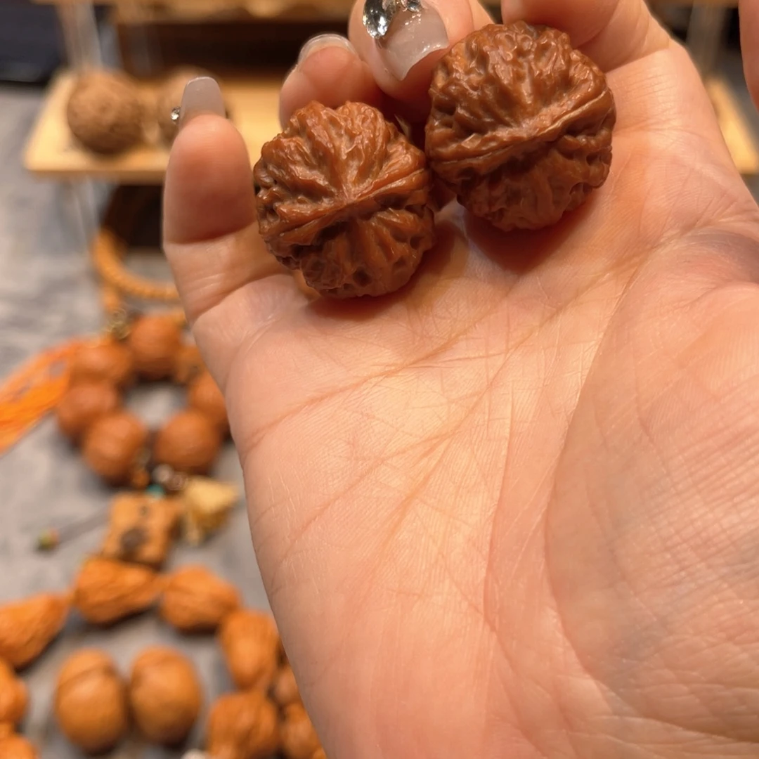 把件文玩核桃龙筋八棱
