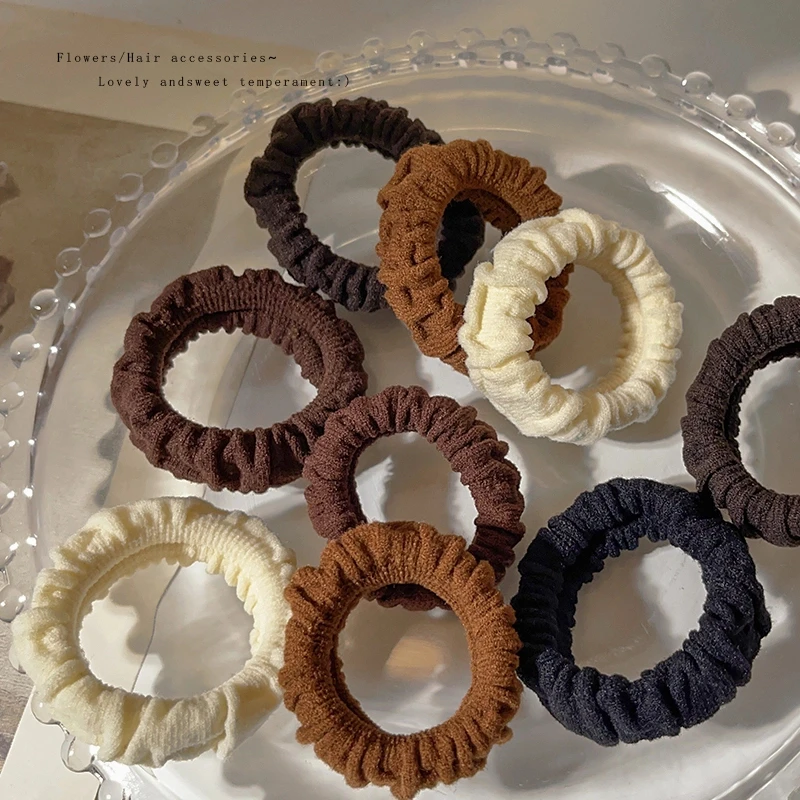 美拉德发圈儿童高弹力头绳不伤发宝宝皮筋女童丸子头发绳耐用皮套