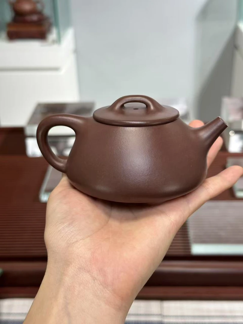 【景舟石瓢】原矿老紫泥 180cc 紫砂壶全手工