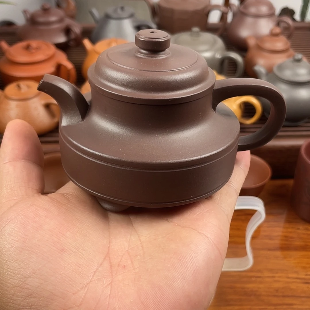 紫砂茶宠紫泥0017