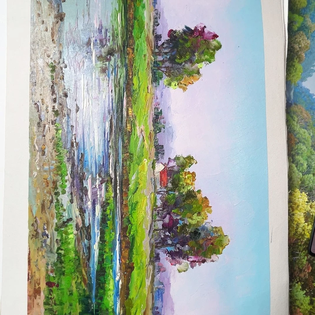油画朝鲜艺术家油画作品