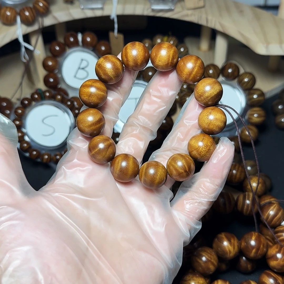 手串/手链楠木(金丝楠)18 入门水波