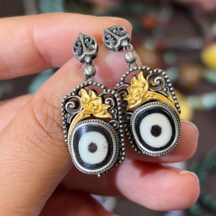 玛瑙/玉髓颈饰银S925镶嵌玛瑙