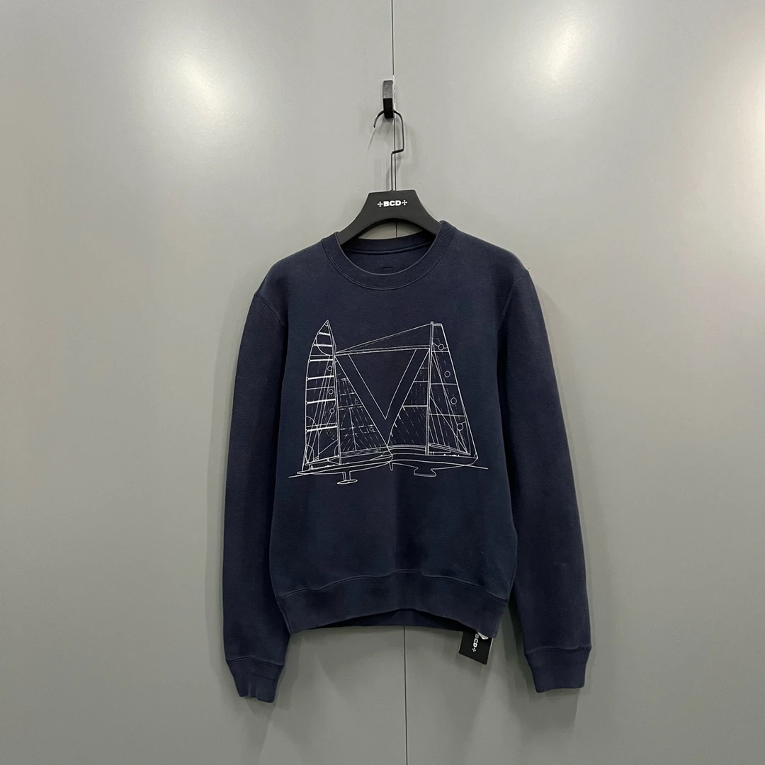 95新 LouisVuitton/路易威登 (ll) 几何印花卫衣 M 014055 无领标