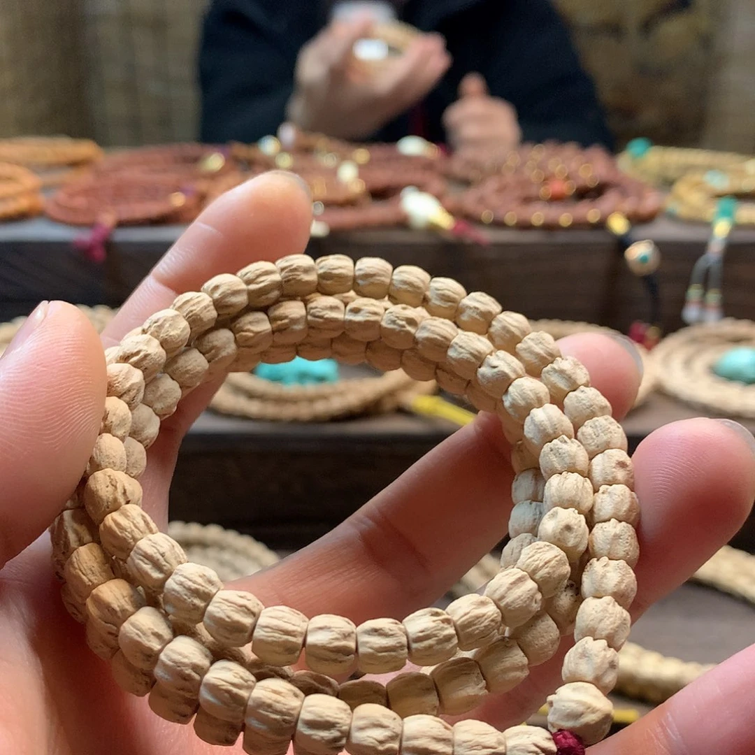 柏香籽/百香籽吊坠粉皮方块顺