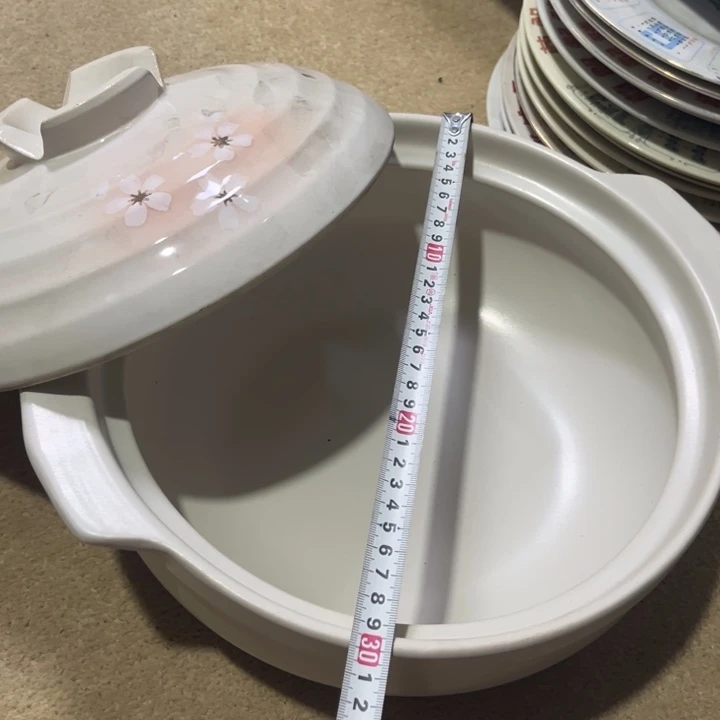 瓷片防干烧砂锅么么