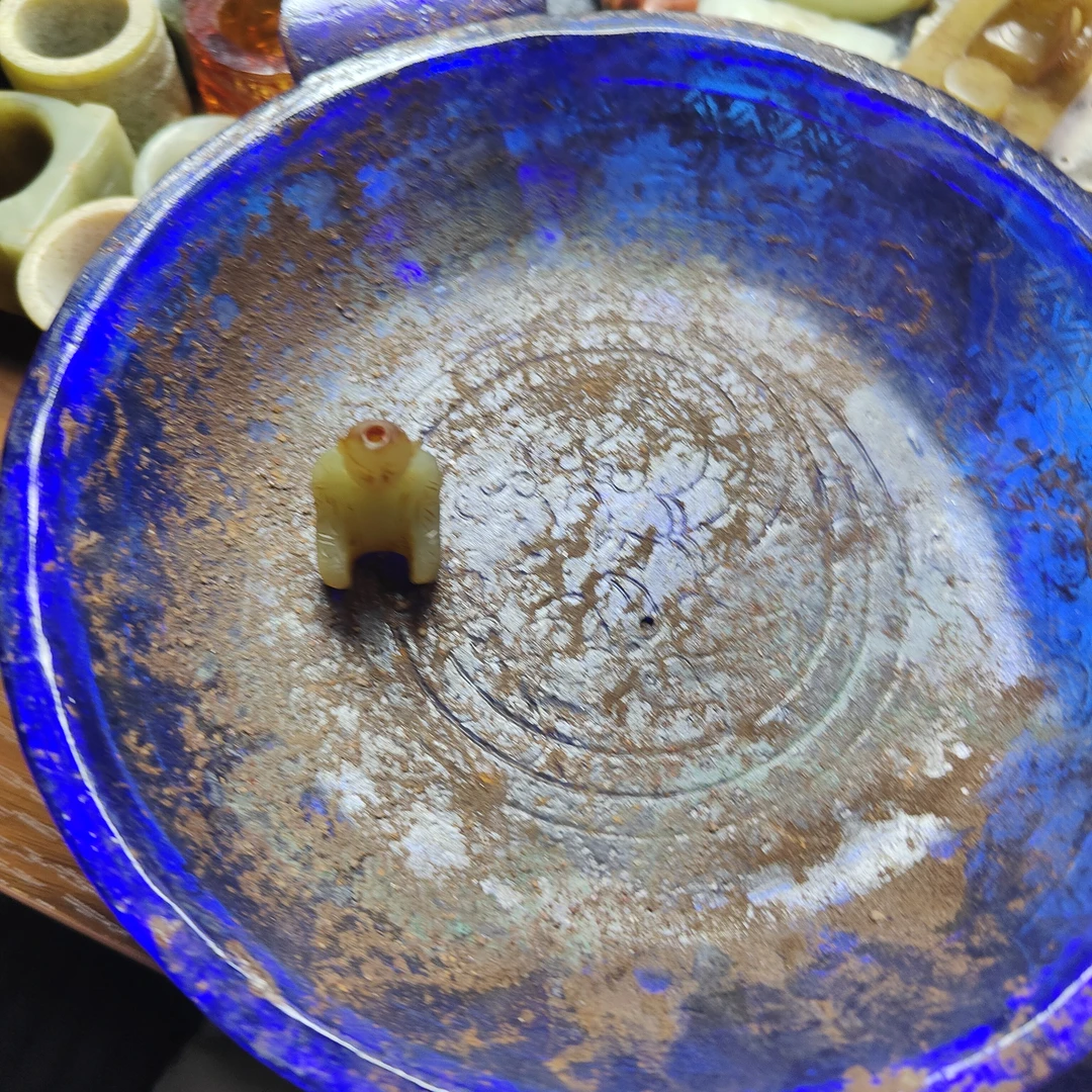 琉璃神社摆件的话的