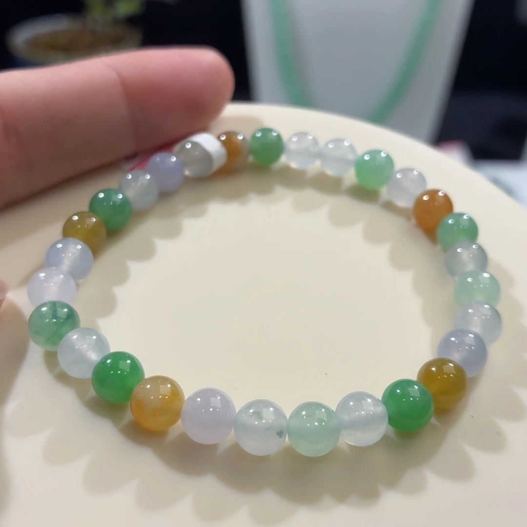 未镶嵌手链翡翠卡6.5