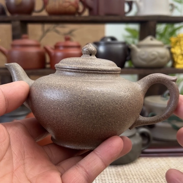 茶壶紫砂宜兴原矿紫砂机车笑樱青段250CC