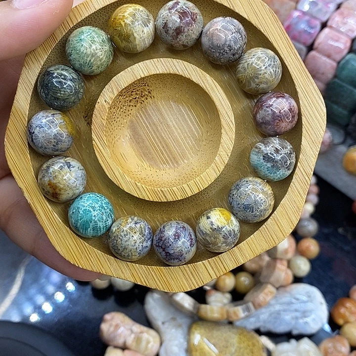 硅化玉合金颈饰手串